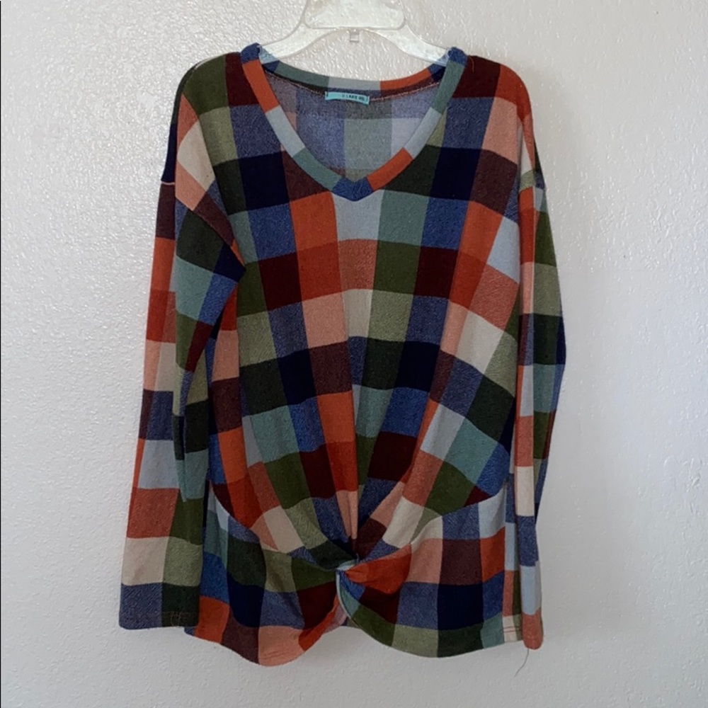 P.S. Kate Shirt Long Sleeve tucked front